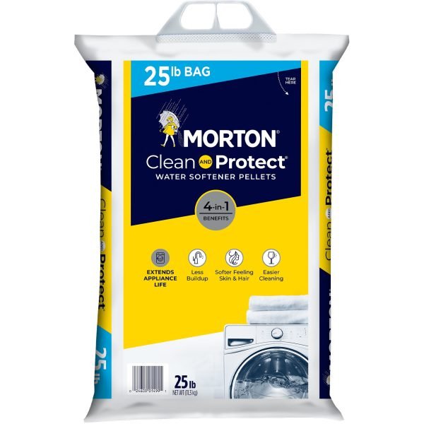 Morton Salt Water Softener Clean and Protect® Pellets, 25 lb. Bag